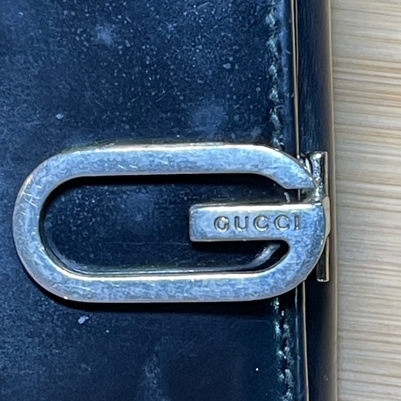 Gucci Black Patent Leather wallet - Picture 9 of 11